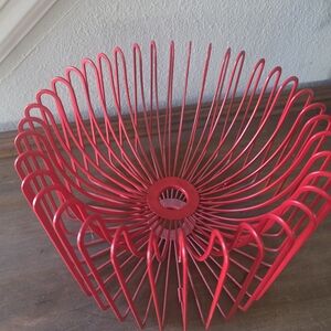 IKEA Red Wire Fruit Basket